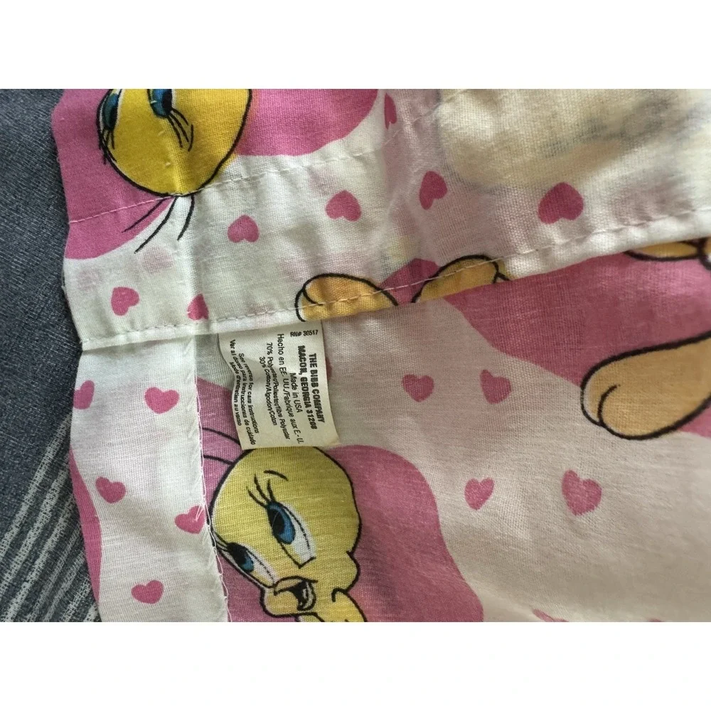 Looney Tunes Tweety Bird Vintage 90s Window‎ Valence Set of 2 80 In Wide 1994